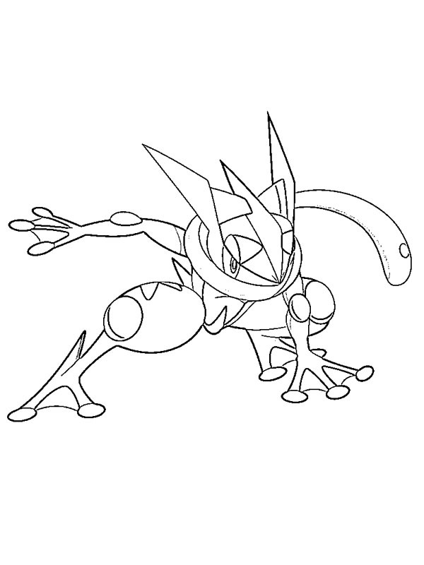 Pokemon Greninja Coloring Pages Gerald Johnson S Coloring Pages Hot