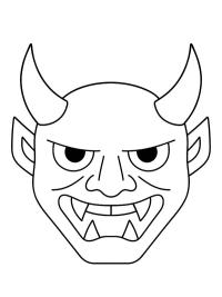 Maska halloweenowa