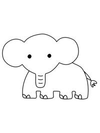 prosty słoń