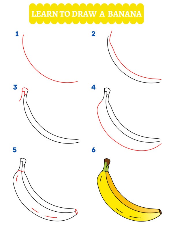 Jak narysować banana?