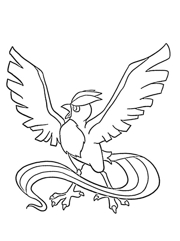 Articuno (Pokémon) kolorowanka