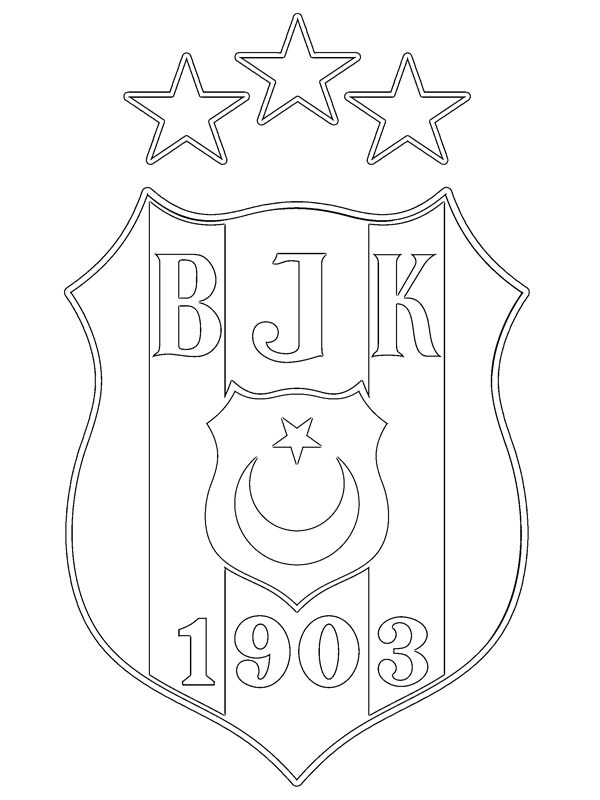 Beşiktaş JK kolorowanka