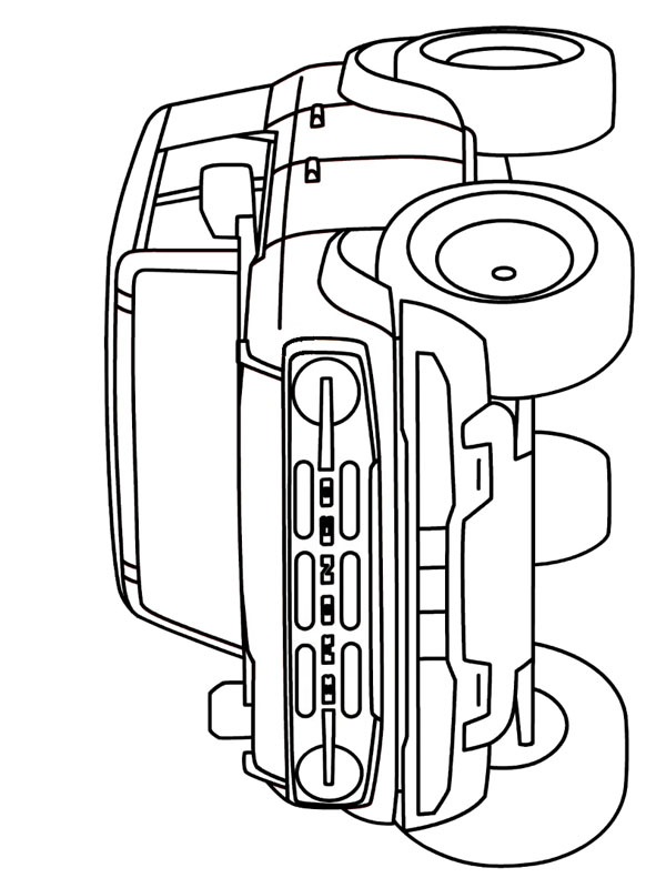 Ford Bronco kolorowanka