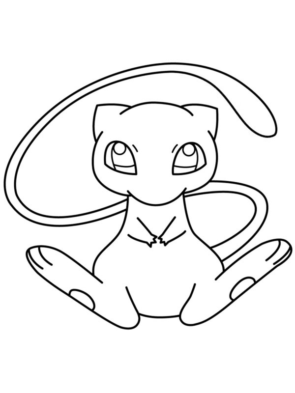 Mew (Pokémon) kolorowanka