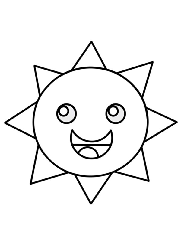 Mr. Sun (Incredibox Sprunki) kolorowanka