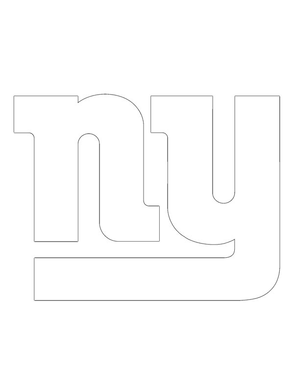 New York Giants kolorowanka