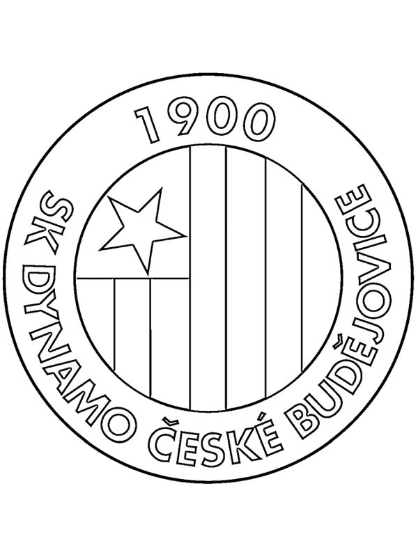 Dynamo Czeskie Budziejowice kolorowanka
