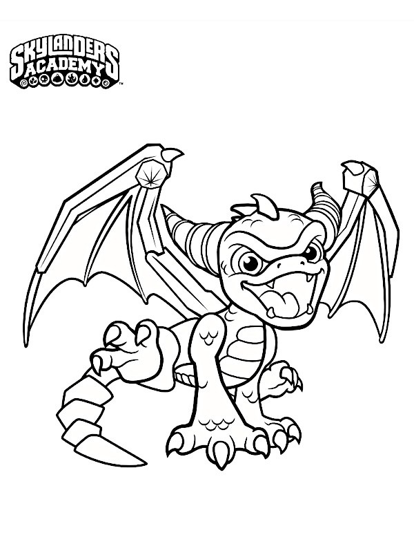 Skylanders Spyro kolorowanka