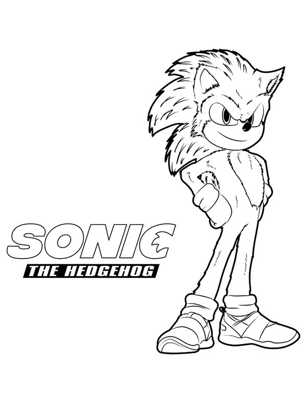 Sonic the Hedgehog kolorowanka