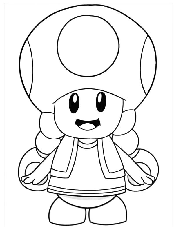 Toadette kolorowanka