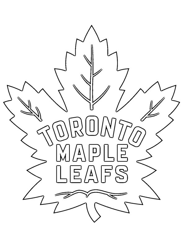 Toronto Maple Leafs kolorowanka